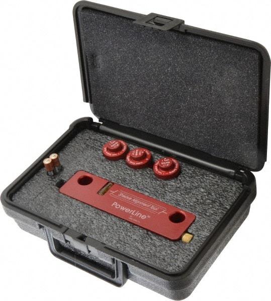 Laser Tools Co. - Red Beam Sheave Alignment System - Includes (3) Adjustable Targets, Hard Shell Carrying Case, PowerLine Pulley Alignment Tool with Laser Beam Accuracy - Benchmark Tooling