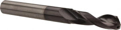 Accupro - 14mm 140° Spiral Flute Solid Carbide Taper Length Drill Bit - Benchmark Tooling