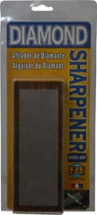 Eze Lap - 6" Long x 2" Wide Diam ond Sharpening Stone - Flat, 400 Grit, Medium Grade - Benchmark Tooling