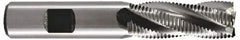 Hertel - 3/8" Diam, Fine Pitch, 1-1/2" LOC, 4 Flute Cobalt Roughing Square End Mill - Uncoated, 3-1/4" OAL, 3/8" Shank Diam, Single End, Centercutting, 30° Helix - Benchmark Tooling