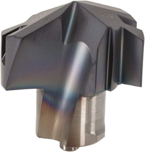 Iscar - Series ICP, 27mm Diam Grade IC908 140° Replaceable Drill Tip - Carbide, TiAlN Finish, 27 Seat Size - Benchmark Tooling