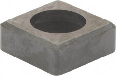 Hertel - 3/8" Inscribed Circle, Square External Turning Shim for Indexables - 1/8" Thick, ISSN Shim Style, Negative Rake, Neutral Cut - Benchmark Tooling