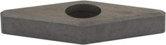 Hertel - 1/2" Inscribed Circle, Diamond (Shape) External Turning Shim for Indexables - 3/16" Thick, IVSN Shim Style, Negative Rake, Neutral Cut - Benchmark Tooling