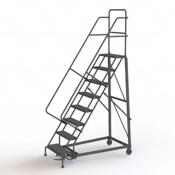 TRI-ARC - Rolling & Wall Mounted Ladders & Platforms Type: Rolling Warehouse Ladder Style: Rolling Safety Ladder - Benchmark Tooling