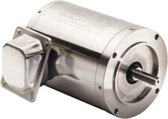 Boston Gear - 2 hp, TEFC Enclosure, T-Stat Thermal Protection, 1,720 RPM, 230/460 Volt, 50/60 Hz, Three Phase Motor - Size 145TC Frame, C-Face Mount, 1 Speed, Ball Bearings, 5.44/2.77 Full Load Amps, F Class Insulation, Reversible - Benchmark Tooling