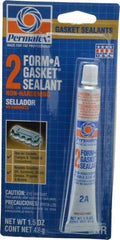 Permatex - 1-1/2 oz Gasket Sealant - -65 to 400°F, Black, Comes in Tube - Benchmark Tooling