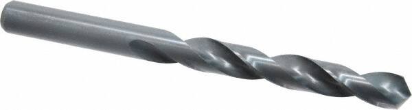 Walter-Titex - 1/2" 118° High Speed Steel Jobber Drill - Oxide Finish, Right Hand Cut, Spiral Flute, Straight Shank, 5-15/16" OAL, Standard Point - Benchmark Tooling