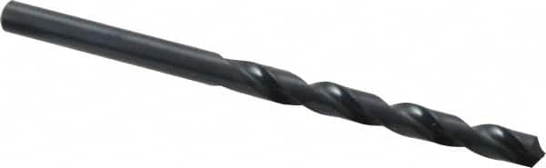 Walter-Titex - #14 118° High Speed Steel Jobber Drill - Oxide Finish, Right Hand Cut, Spiral Flute, Straight Shank, 3-5/32" OAL, Standard Point - Benchmark Tooling