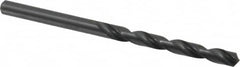Walter-Titex - #5 118° High Speed Steel Jobber Drill - Oxide Finish, Right Hand Cut, Spiral Flute, Straight Shank, 3-3/8" OAL, Standard Point - Benchmark Tooling