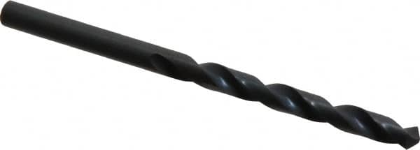 Walter-Titex - #1 118° High Speed Steel Jobber Drill - Oxide Finish, Right Hand Cut, Spiral Flute, Straight Shank, 3-21/32" OAL, Standard Point - Benchmark Tooling