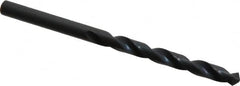 Walter-Titex - #1 118° High Speed Steel Jobber Drill - Oxide Finish, Right Hand Cut, Spiral Flute, Straight Shank, 3-21/32" OAL, Standard Point - Benchmark Tooling