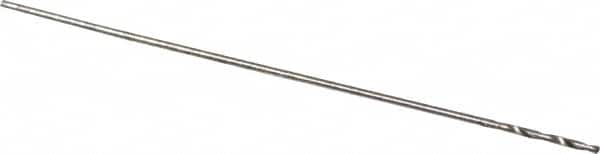 Walter-Titex - 0.27mm 118° High Speed Steel Jobber Drill - Oxide Finish, Right Hand Cut, Spiral Flute, Straight Shank, 3/4" OAL, Standard Point - Benchmark Tooling