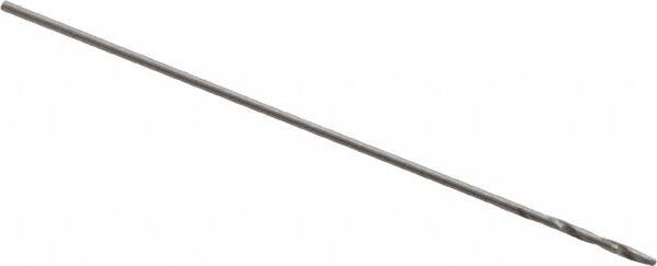 Walter-Titex - 0.29mm 118° High Speed Steel Jobber Drill - Oxide Finish, Right Hand Cut, Spiral Flute, Straight Shank, 3/4" OAL, Standard Point - Benchmark Tooling