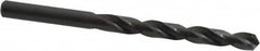 Walter-Titex - 8mm 118° High Speed Steel Jobber Drill - Oxide Finish, Right Hand Cut, Spiral Flute, Straight Shank, 4-39/64" OAL, Standard Point - Benchmark Tooling