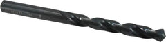 Walter-Titex - 9.8mm 118° High Speed Steel Jobber Drill - Oxide Finish, Right Hand Cut, Spiral Flute, Straight Shank, 5-15/64" OAL, Standard Point - Benchmark Tooling