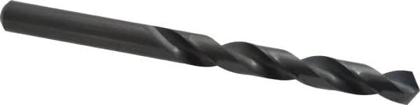 Walter-Titex - 10mm 118° High Speed Steel Jobber Drill - Oxide Finish, Right Hand Cut, Spiral Flute, Straight Shank, 5-15/64" OAL, Standard Point - Benchmark Tooling