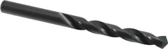 Walter-Titex - 10.5mm 118° High Speed Steel Jobber Drill - Oxide Finish, Right Hand Cut, Spiral Flute, Straight Shank, 5-15/64" OAL, Standard Point - Benchmark Tooling