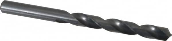 Walter-Titex - 11.2mm 118° High Speed Steel Jobber Drill - Oxide Finish, Right Hand Cut, Spiral Flute, Straight Shank, 5-19/32" OAL, Standard Point - Benchmark Tooling