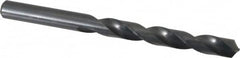 Walter-Titex - 11.2mm 118° High Speed Steel Jobber Drill - Oxide Finish, Right Hand Cut, Spiral Flute, Straight Shank, 5-19/32" OAL, Standard Point - Benchmark Tooling