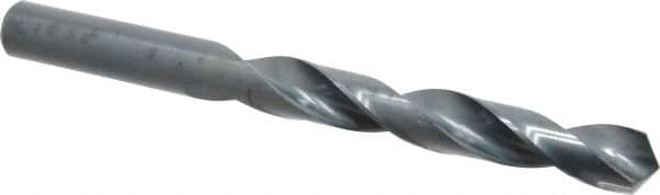 Walter-Titex - 17mm 118° High Speed Steel Jobber Drill - Oxide Finish, Right Hand Cut, Spiral Flute, Straight Shank, 7-1/4" OAL, Standard Point - Benchmark Tooling