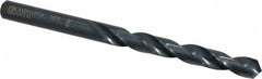 Walter-Titex - Letter U 118° High Speed Steel Jobber Drill - Oxide Finish, Right Hand Cut, Spiral Flute, Straight Shank, 4-29/32" OAL, Standard Point - Benchmark Tooling