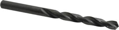 Walter-Titex - Letter W 118° High Speed Steel Jobber Drill - Oxide Finish, Right Hand Cut, Spiral Flute, Straight Shank, 5-1/4" OAL, Standard Point - Benchmark Tooling