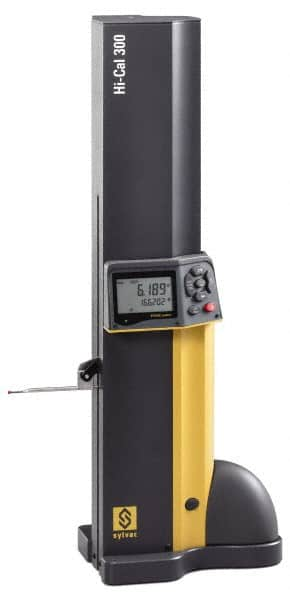 Fowler - 6" Electronic Height Gage - 0.00005" Resolution, Accurate to 0.00013", LCD Display, USB, RS-232 Data Output - Benchmark Tooling