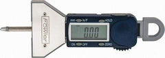 Fowler - 0" to 22" Metal (Rod) & Plastic (Body) Electronic Depth Gage - 0.02mm Accuracy, 0.01mm Resolution, 53mm Base Length - Benchmark Tooling