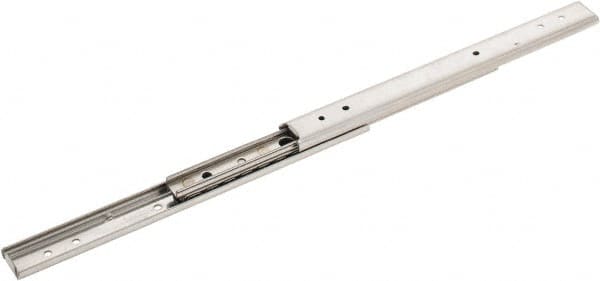 Sugatsune - 7-57/64" Slide Length, 9-1/32" Travel Length, Stainless Steel Ball Bearing Slide - 66 Lb Capacity at Full Extension - Benchmark Tooling