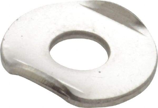 Gibraltar - Stainless Steel, Flanged Washer for 1/4" Diam Clamp Spindle - 1/4-20 Thread, 0.27" Hole Diam, 0.69" Overall Diam, 0.45" Between Flanges - Benchmark Tooling