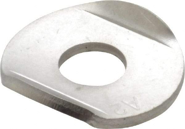 Gibraltar - Stainless Steel, Flanged Washer for 5/16" Diam Clamp Spindle - 5/16-18 Thread, 0.33" Hole Diam, 0.88" Overall Diam, 0.63" Between Flanges - Benchmark Tooling