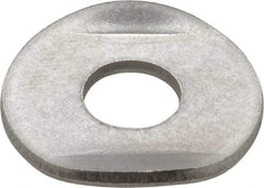 Gibraltar - Stainless Steel, Flanged Washer for 3/8" Diam Clamp Spindle - 3/8-16 Thread, 0.41" Hole Diam, 1" Overall Diam, 0.72" Between Flanges - Benchmark Tooling