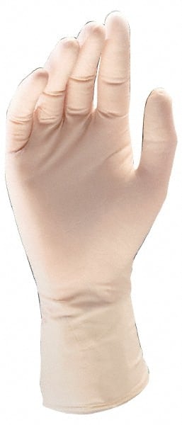 CleanTeam - Size S, 5 mil, Cleanroom Grade, Powder Free Nitrile Disposable Gloves - Exact Industrial Supply