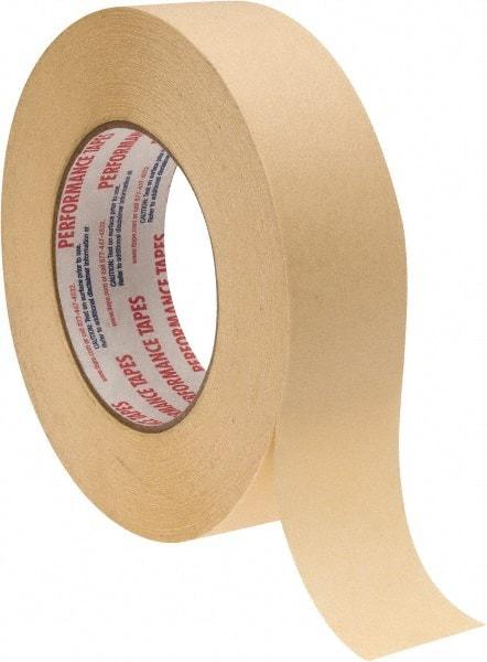 Intertape - 1-1/2" Wide x 60 Yd Long White Paper Masking Tape - Series PG21, 7.3 mil Thick, 26 In/Lb Tensile Strength - Benchmark Tooling