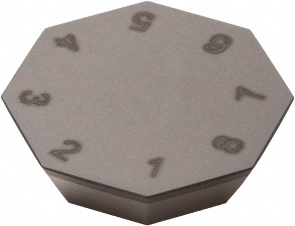 Seco - OFEN070405 MD16 Grade CBN200 CBN Milling Insert - Uncoated, 0.187" Thick, 0.707" Inscribed Circle - Benchmark Tooling