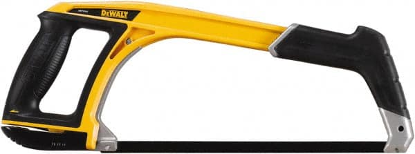 DeWALT - 12" Hacksaw - 4-3/4" Throat Depth, Aluminum Handle with Rubber Grip Insert, Ergonomically Design D-Style Handle - Benchmark Tooling