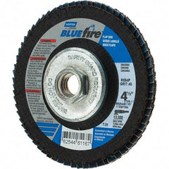Norton - Flap Disc - Fiberglass Backing, Arbor Attaching System - Benchmark Tooling