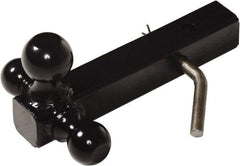Vestil - 3,500, 5,000 & 10,000 Lb Capacity, 12" Long, 2" Shank, Triball Hitch Drawbar - 1-7/8, 2 & 2-5/16" Ball Diam - Benchmark Tooling