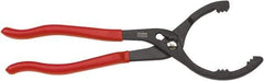 GearWrench - 2-1/2 to 3-7/8" Diam, Adjustable Oil Filter Plier - Steel, For Use with Oil Filters - Benchmark Tooling