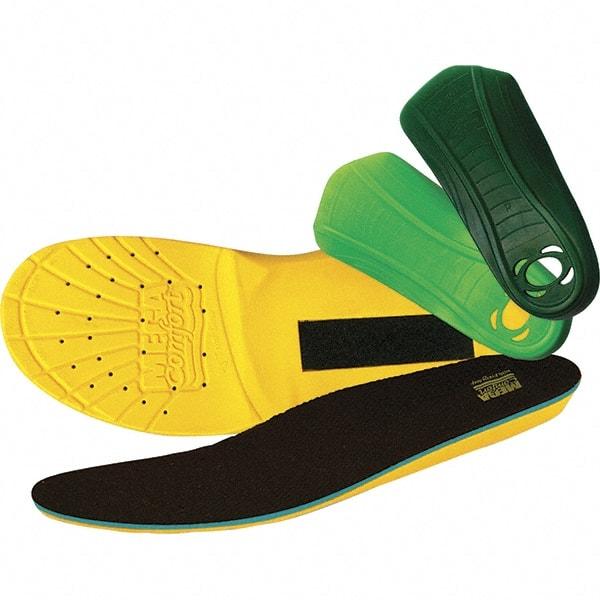 MEGAComfort - 6 to 7 Men's (8 to 9 Women's) Memory Foam & Plastic Arch Support Insoles - Full Length Soles - Benchmark Tooling