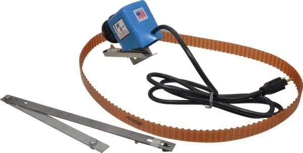 Mini-Skimmer - 18" Reach, 0.25 GPH Oil Removal Capacity, 115 Max Volt Rating, Belt Oil Skimmer - 40 to 125°F - Benchmark Tooling