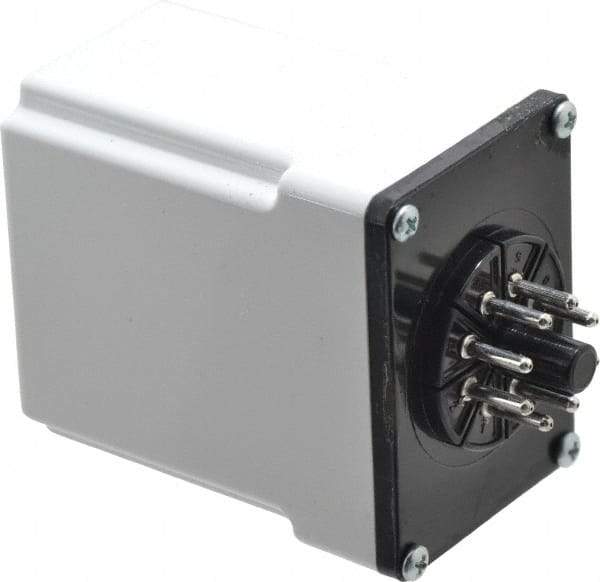 Macromatic - 8 Pin, Multiple Range DPDT Time Delay Relay - 10 Contact Amp, 120 VAC/VDC, Knob - Benchmark Tooling