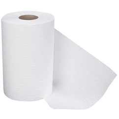 CASE OF 12 ROLLS Hardwound Roll Towel 350' White - Benchmark Tooling