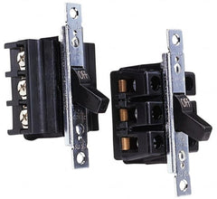 Cooper Wiring Devices - 2 Poles, 60 Amp, DPST, NEMA, Open Toggle Manual Motor Starter - 44.2mm Wide x 42.16mm Deep x 95.25mm High, 15 hp, CSA C22.2 No. 14, NEMA 1 & UL 508 - Benchmark Tooling