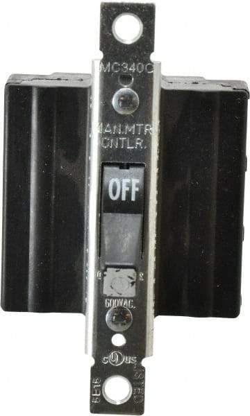 Cooper Wiring Devices - 3 Poles, 40 Amp, 3PST, NEMA, Open Toggle Manual Motor Starter - 56.64mm Wide x 42.16mm Deep x 95.25mm High, 20 hp, CSA C22.2 No. 14, NEMA 1 & UL 508 - Benchmark Tooling