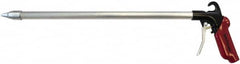 Value Collection - 120 Max psi Whisper Jet Pistol Grip Blow Gun - 1/4 NPT Inlet, 18" Tube Length, Aluminum - Benchmark Tooling