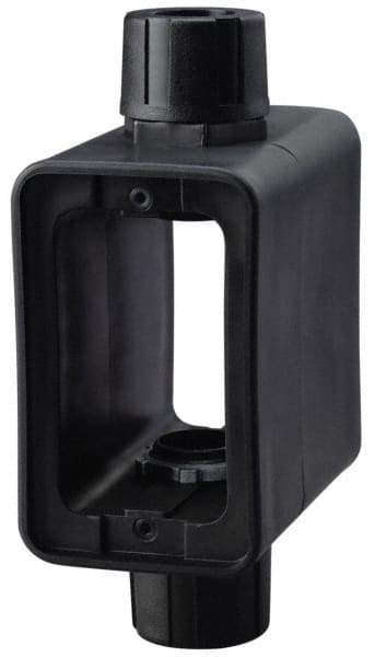 Cooper Wiring Devices - 1 Gang, Thermoplastic Rectangle Portable Outlet Box - 6-1/2" Overall Height x 4-1/4" Overall Width x 2-5/8" Overall Depth, Weather Resistant - Benchmark Tooling