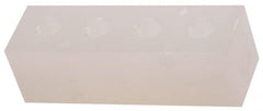 Made in USA - 1/2" Inlet, 3/8" Outlet Manifold - 4-3/4" Long x 1-1/2" Wide x 1-1/2" High, 0.2" Mount Hole, 2 Inlet Ports, 4 Outlet Ports - Benchmark Tooling