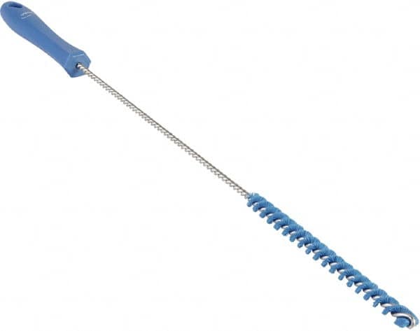 Vikan - 0.4" Diam Polyester Valve Brush - 19-5/8" OAL, 5-11/16" Head Length, Polypropylene & Stainless Steel Handle - Benchmark Tooling