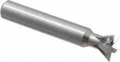 Made in USA - 3/4" Diam x 0.312" Wide Solid Carbide 60° Dovetail Cutter - Benchmark Tooling